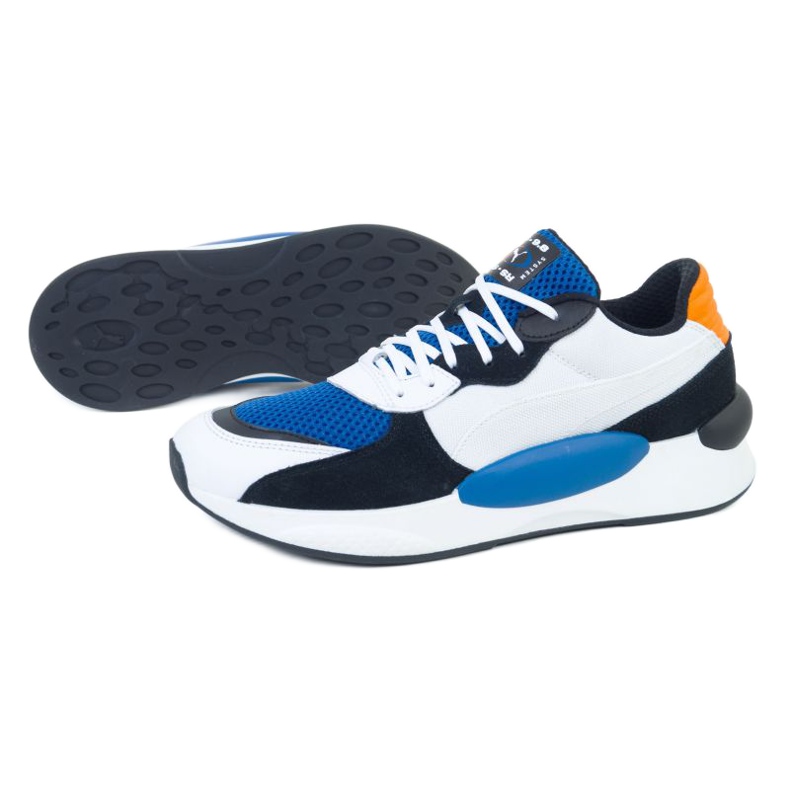 Puma Rs 9.8 Cosmic M 37036703 blanche le noir bleu 1