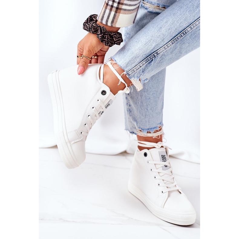 Baskets en cuir Big Star EE274128 Blanc 1