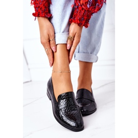 Mocassins Laqués Vinceza 21-10674 Noir 1