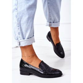 Mocassins Laqués Vinceza 21-10674 Noir 2