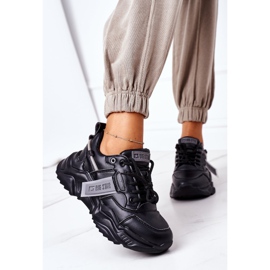 Chaussures de sport pour femmes Sneakers Big Star GG274215 Noir-Gris 2