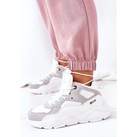 Chaussures de sport pour femmes Sneakers Big Star GG274643 Blanc blanche 2