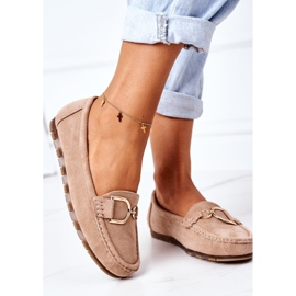 PS1 Mocassins en daim marron clair pour femmes Downtown brun 2