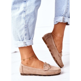 PS1 Mocassins en daim marron clair pour femmes Downtown brun 3