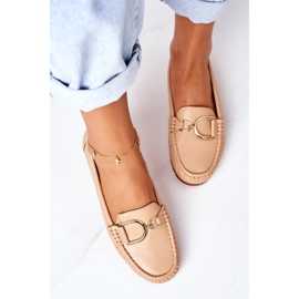 PS1 Mocassins En Cuir Pour Femme Marron Clair Downtown brun 1 PS1 Mocassins En Cuir Pour Femme Marron Clair Downtown brun 1