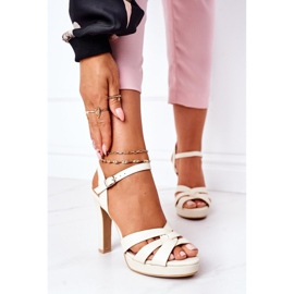 PW1 Sandales Élégantes Sur Un Bar Beige Anastasia 2 PW1 Sandales Élégantes Sur Un Bar Beige Anastasia 2