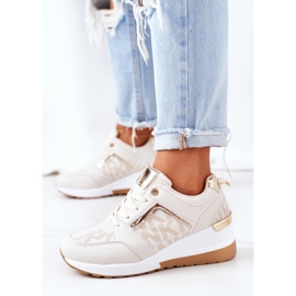 Baskets Compensées Beige Weekend 2