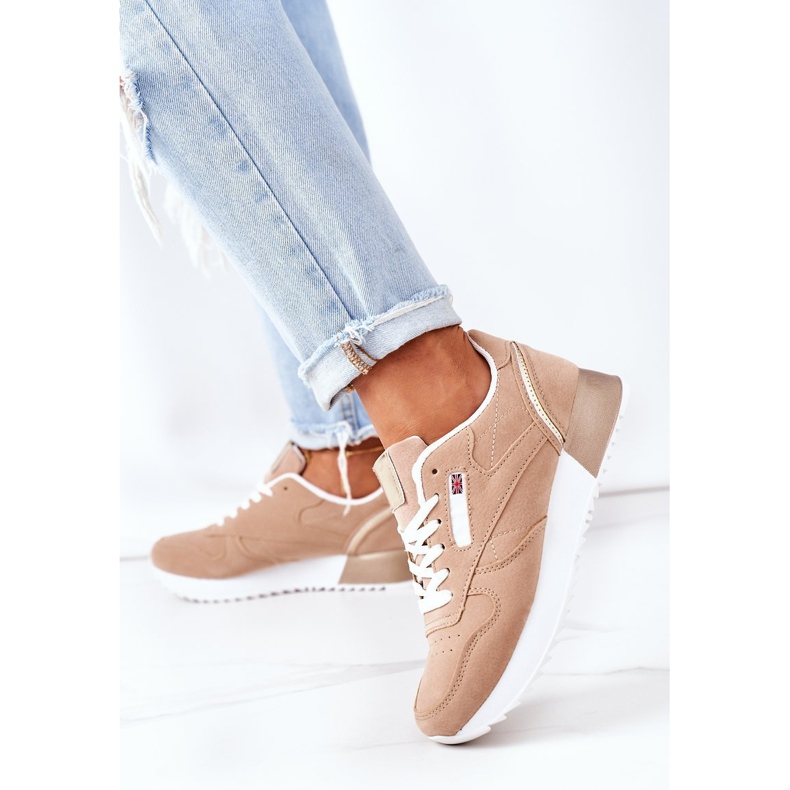 Chaussures De Sport Baskets Beige Vendredi 2