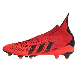 Chaussures de foot Adidas Predator Freak + Ag M FY8427 rouge rouge 1
