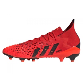 Chaussures de foot Adidas Predator Freak.1 Ag M FY6253 rouge rouge 1