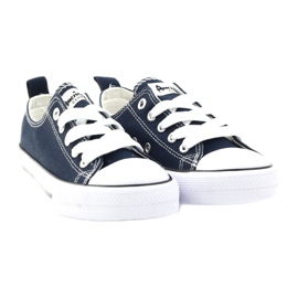 American Club Baskets bleu marine attachées 4 American Club Baskets bleu marine attachées 4