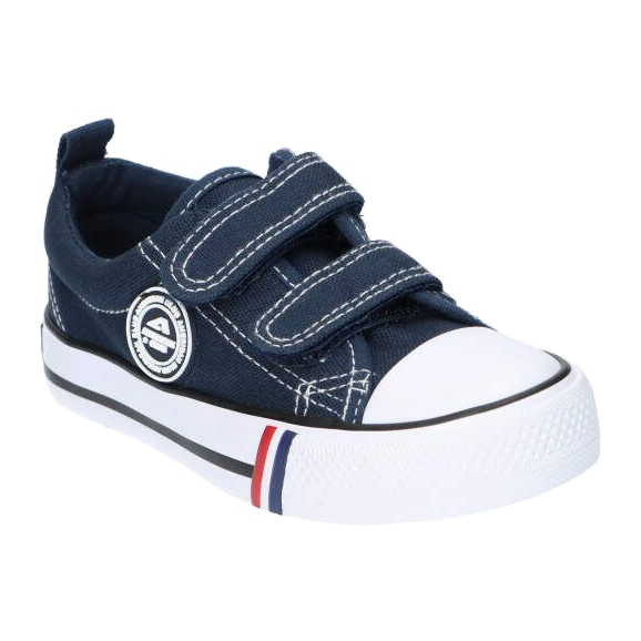 American Club Baskets velcro bleu marine American LH35 3