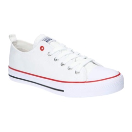 American Club Sneakers homme American LH54 nouées blanches 3