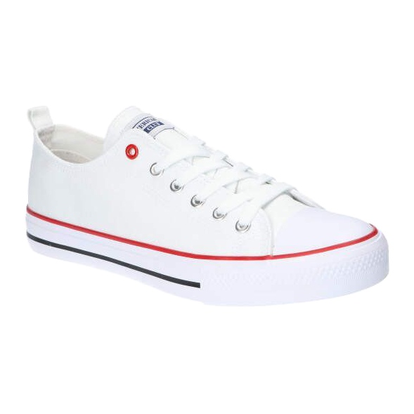 American Club Sneakers homme American LH54 nouées blanches 3