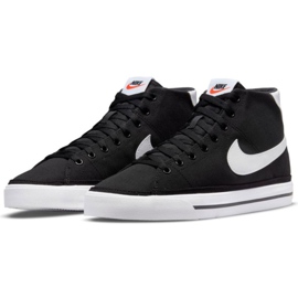 Nike Court Legacy Mid Canvas M DD0162 001 noir 1