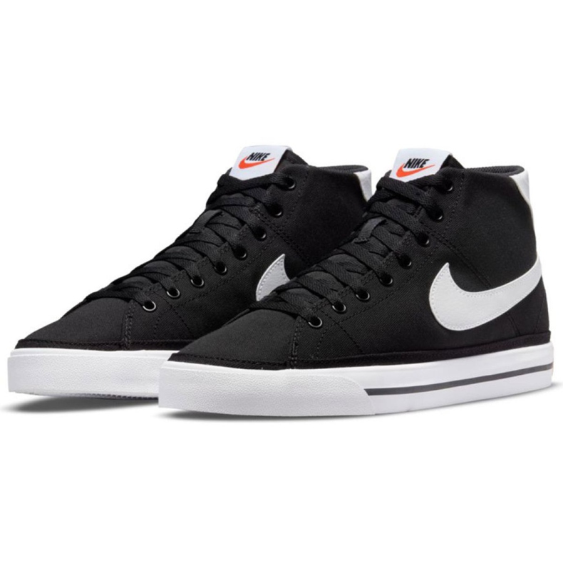 Nike Court Legacy Mid Canvas M DD0162 001 le noir 1
