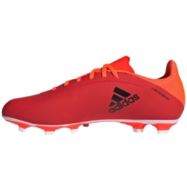 Chaussures de foot Adidas X Speedflow.4 FxG M FY3293 rouge rouge 1