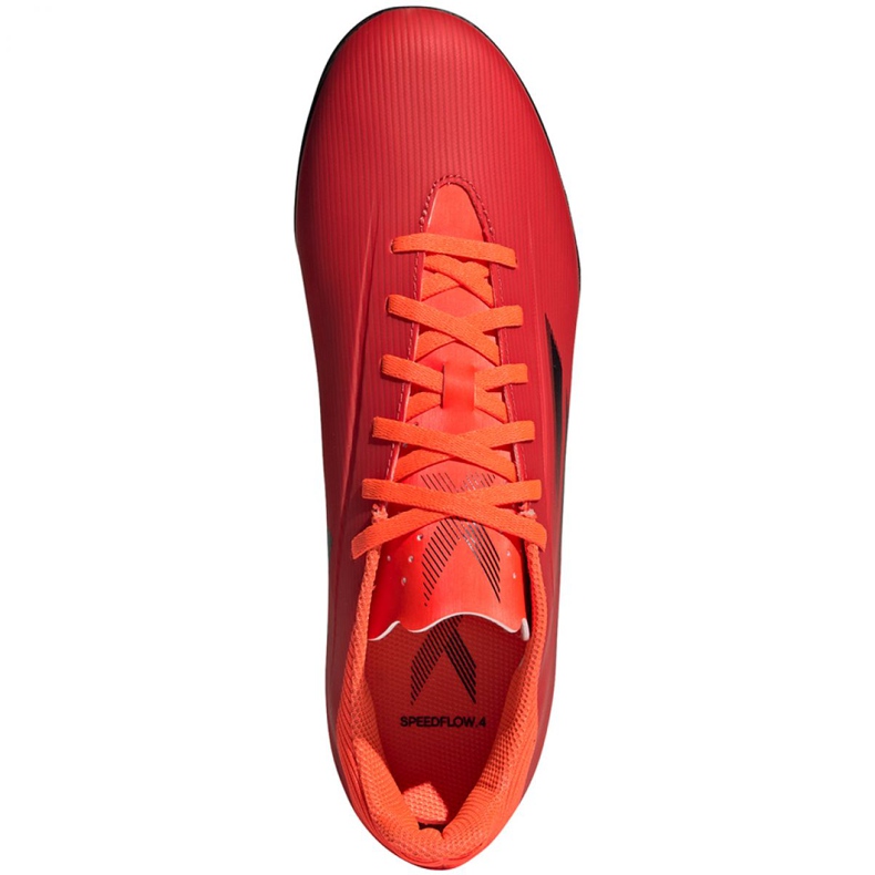 Chaussures de foot Adidas X Speedflow.4 Tf M FY3336 rouge oranges et rouges 1 Chaussures de foot Adidas X Speedflow.4 Tf M FY3336 rouge oranges et rouges 1