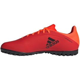 Chaussures de foot Adidas X Speedflow.4 Tf M FY3336 rouge oranges et rouges 2 Chaussures de foot Adidas X Speedflow.4 Tf M FY3336 rouge oranges et rouges 2