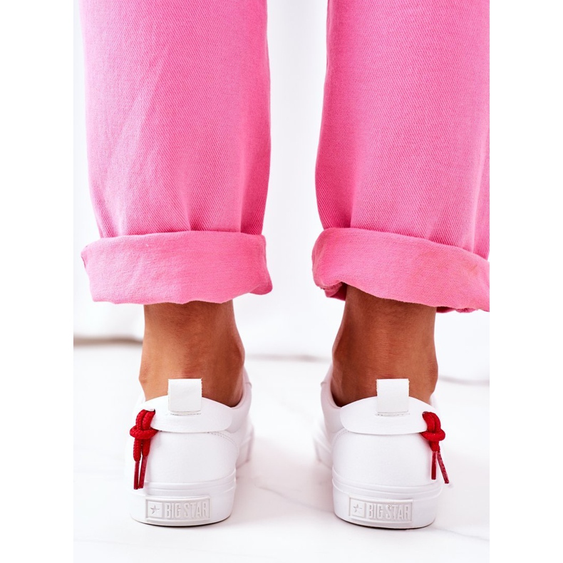 Baskets en cuir pour femmes Big Star GG274160 Blanc 1