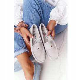 S.Barski Mocassins Femme en Daim S. Barski Gris 2