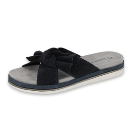 Inblu pantoufles chaussures pour femmes 158D156 bleu marine 1