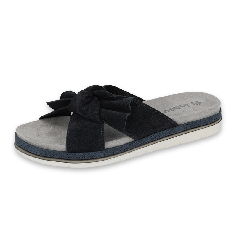 Inblu pantoufles chaussures pour femmes 158D156 bleu marine 1