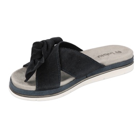 Inblu pantoufles chaussures pour femmes 158D156 bleu marine 1