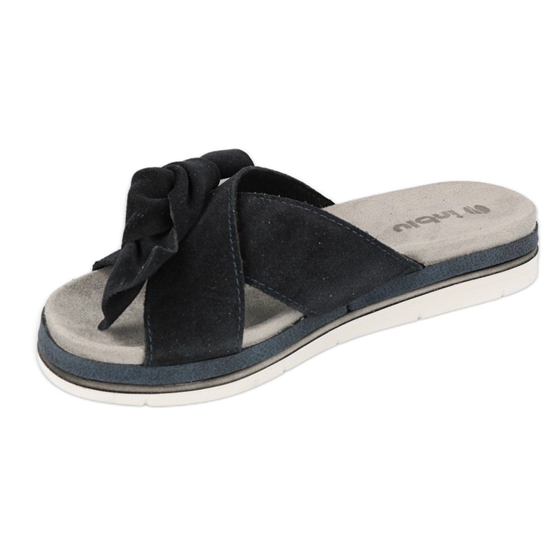 Inblu pantoufles chaussures pour femmes 158D156 bleu marin 1
