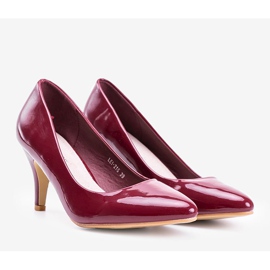 Escarpins marron sur un talon aiguille Faith rouge 1 Escarpins marron sur un talon aiguille Faith rouge 1
