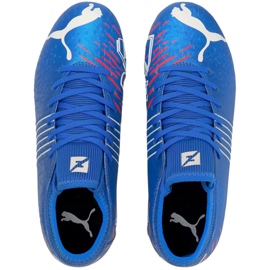 Chaussures de foot Puma Future Z 4.2 Fg Ag Jr 106505 01 bleu bleu 1