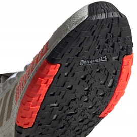 Chaussures Adidas PulseBOOST Hd M EE9564 blanc orange 1
