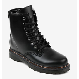 Bottes de combat DJH01-1 noires mates le noir 1