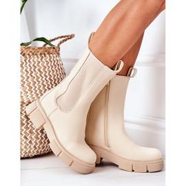 PS1 Bottes Chaudes Beige Jodhpur Boots Must Have 1 PS1 Bottes Chaudes Beige Jodhpur Boots Must Have 1