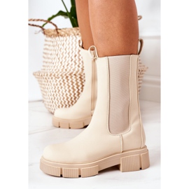 PS1 Bottes Chaudes Beige Jodhpur Boots Must Have 2 PS1 Bottes Chaudes Beige Jodhpur Boots Must Have 2