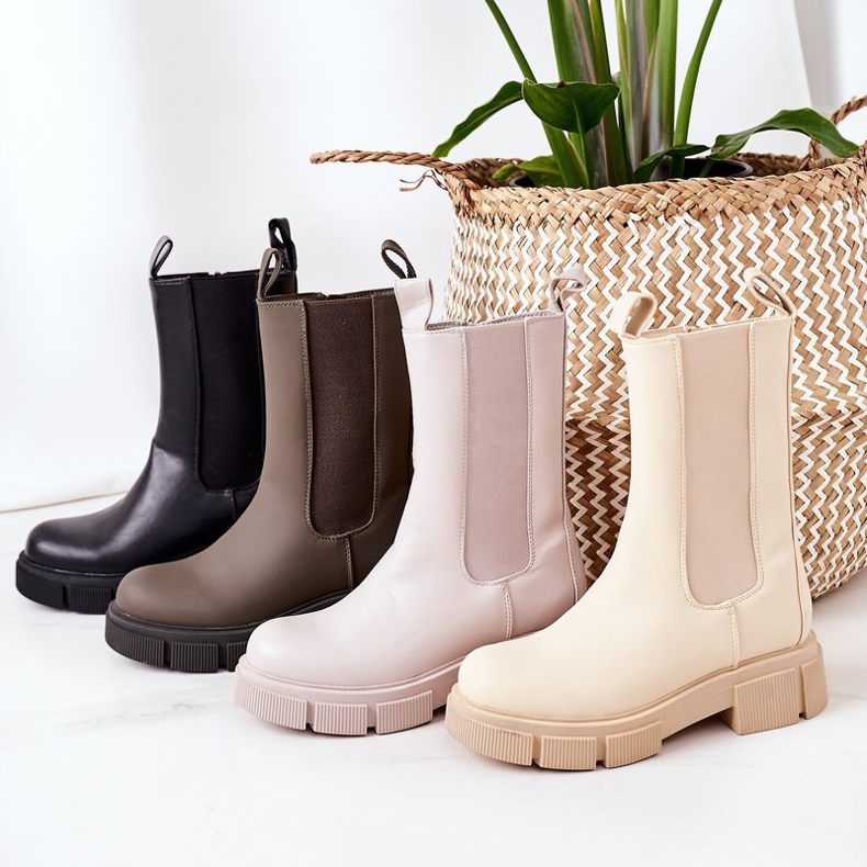 PS1 Bottes chaudes Bottes Jodhpur vert foncé Must Have brun 1