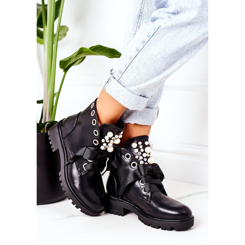 PS1 Travailleurs Chauds Avec Perles Noir Perla le noir 2