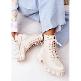 PS1 Bottes chaudes Worker Beżowe World Is Mine beige 6