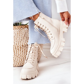 PS1 Bottes chaudes Worker Beżowe World Is Mine beige 3