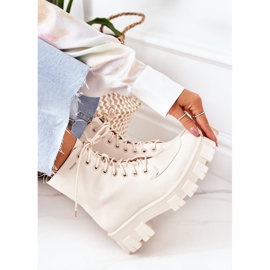 PS1 Bottes chaudes Worker Beżowe World Is Mine beige 5