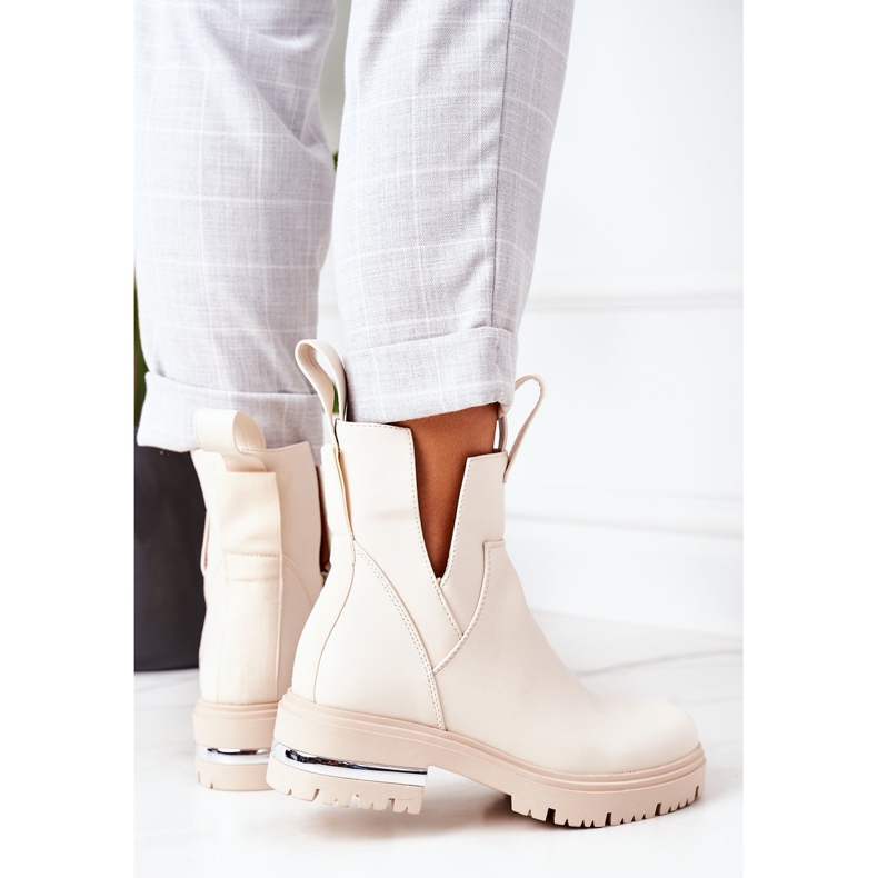 PS1 Bottines Chaudes Jodhpur boots Beige Rock It 2 PS1 Bottines Chaudes Jodhpur boots Beige Rock It 2