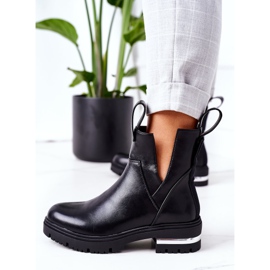 PS1 Bottines noires chaudes Jodhpur boots Rock It le noir 4