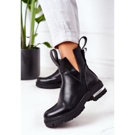 PS1 Bottines noires chaudes Jodhpur boots Rock It le noir 6