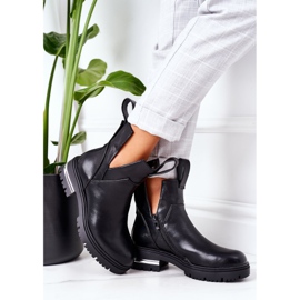 PS1 Bottines noires chaudes Jodhpur boots Rock It le noir 3