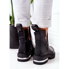 PS1 Bottines noires chaudes Jodhpur boots Rock It le noir 1