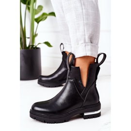 PS1 Bottines noires chaudes Jodhpur boots Rock It le noir 5