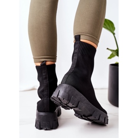 PS1 Ouvriers de tissu élastique sur la plate-forme Black Inspiration noir 1