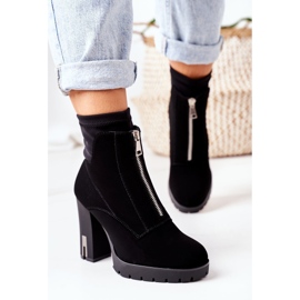 Bottes chaudes noires à talon Wonder Woman le noir 2 Bottes chaudes noires à talon Wonder Woman le noir 2