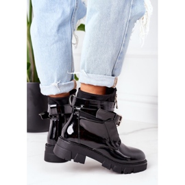 PS1 Bottes Chaudes Laquées Workers Black Not Realy le noir 4
