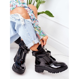PS1 Bottes Chaudes Laquées Workers Black Not Realy le noir 6